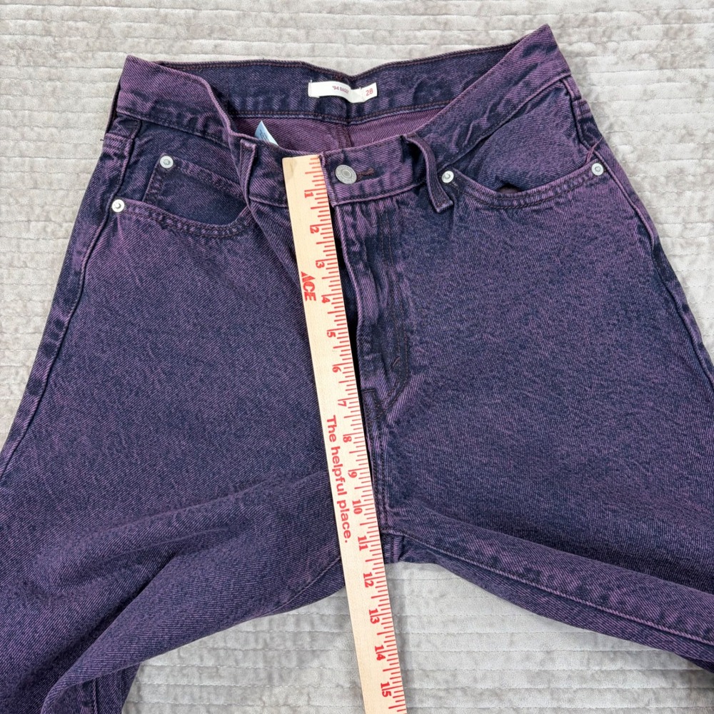 Levi's Straight Leg Jeans - Purple Wash - Picture 5 of 12